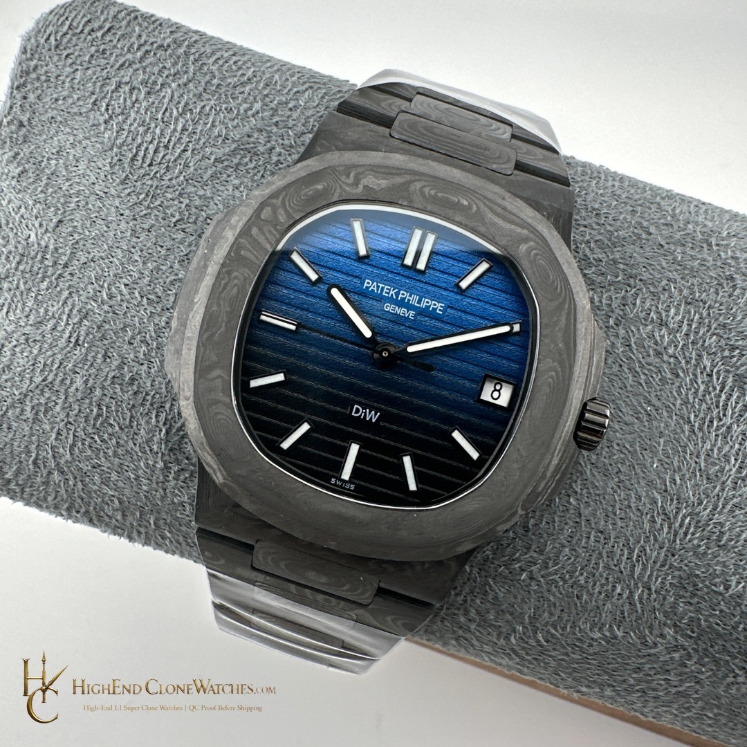 Patek Philippe DiW Nautilus 5711 BLACK GRAIL G-BLUE product view super clone watch