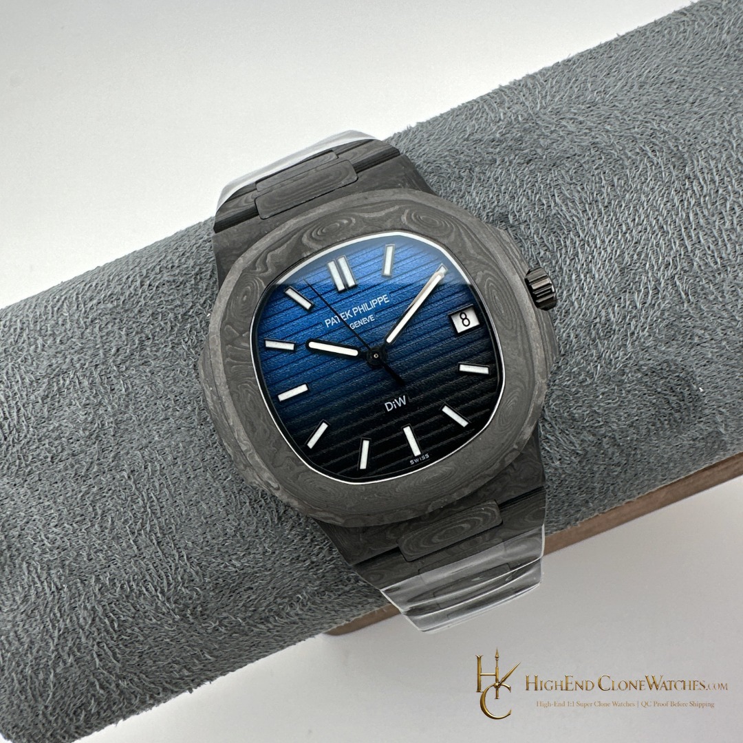 Patek Philippe DiW Nautilus 5711 BLACK GRAIL G-BLUE product view super clone watch