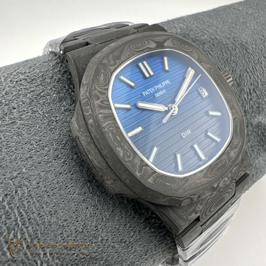 Patek Philippe DiW Nautilus 5711 BLACK GRAIL G-BLUE product view super clone watch