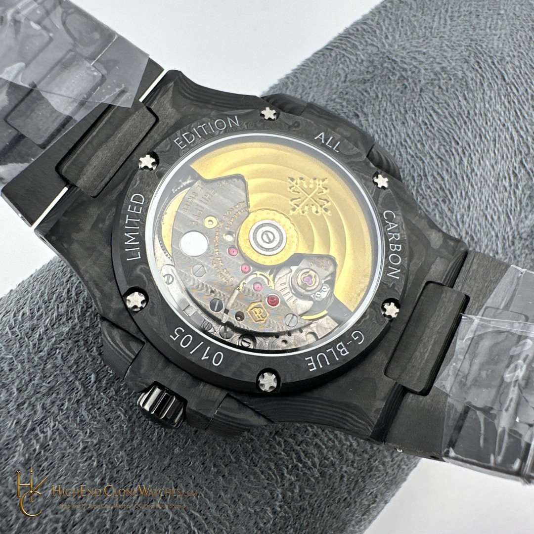 Patek Philippe DiW Nautilus buckle or clasp detail super clone watch