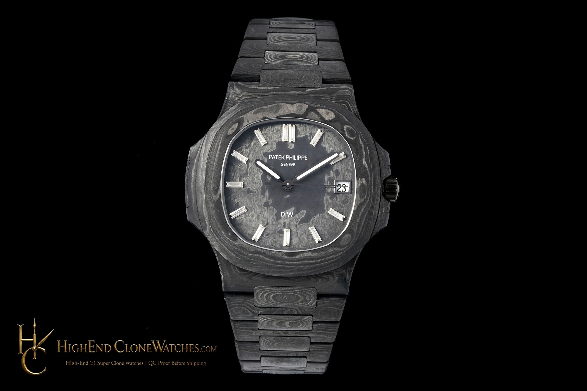 Patek Philippe DiW Nautilus front view super clone watch