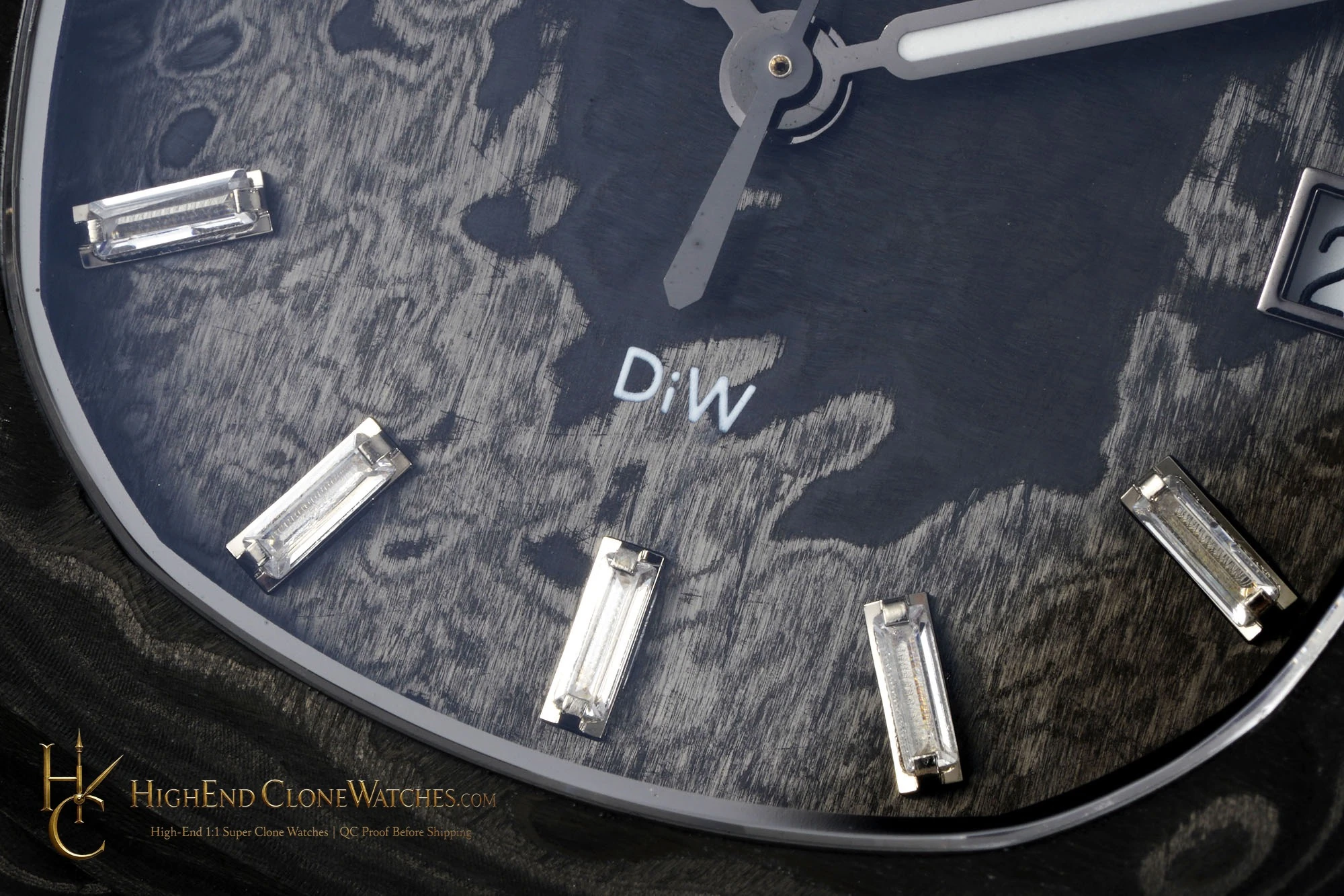 Patek Philippe DiW Nautilus bezel detail super clone watch