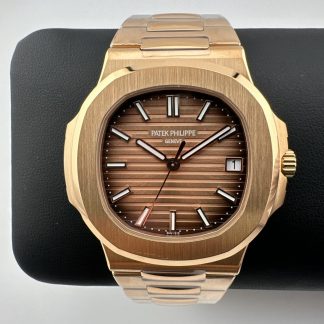 Patek Philippe Nautilus 5711 Brown Dial 18K Rose Gold product view super clone watch