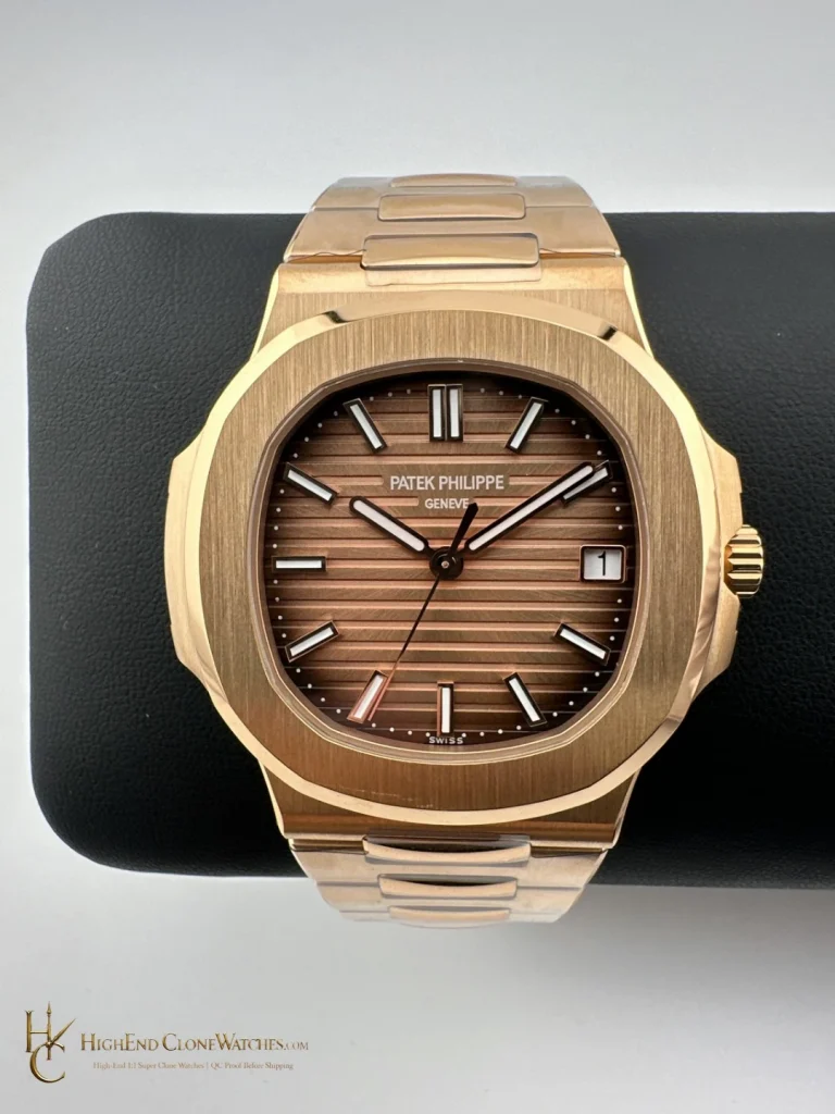 Patek Philippe Nautilus 5711 Brown Dial 18K Rose Gold product view super clone watch