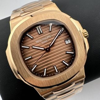 Patek Philippe Nautilus 5711 Brown Dial 18K Rose Gold product view super clone watch