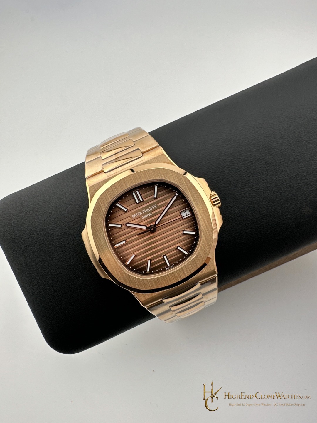 Patek Philippe Nautilus 5711 Brown Dial 18K Rose Gold product view super clone watch
