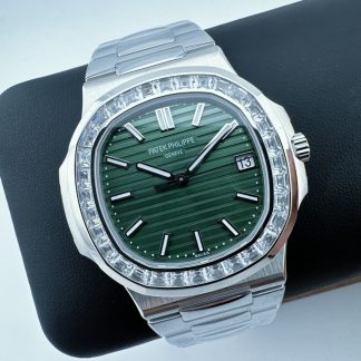 Patek Philippe Nautilus 5711 Green Dial Diamond Bezel product view super clone watch