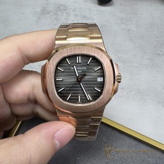 Patek Philippe Nautilus 5711 Grey Dial 18K Rose Gold product view super clone watch