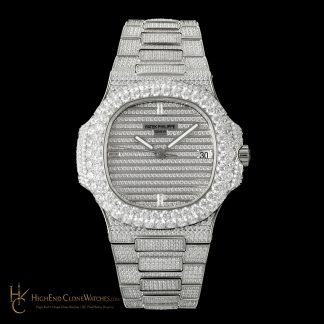 Patek Philippe Nautilus 5719/10G Diamond product view super clone watch