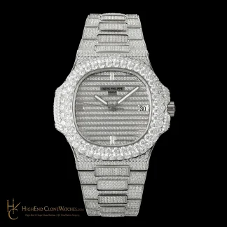 Patek Philippe Nautilus 5719/10G Diamond product view super clone watch
