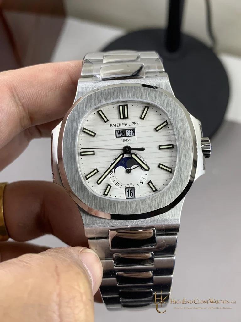Patek Philippe Nautilus 5726 Annual Calendar White Dial product view super clone watch