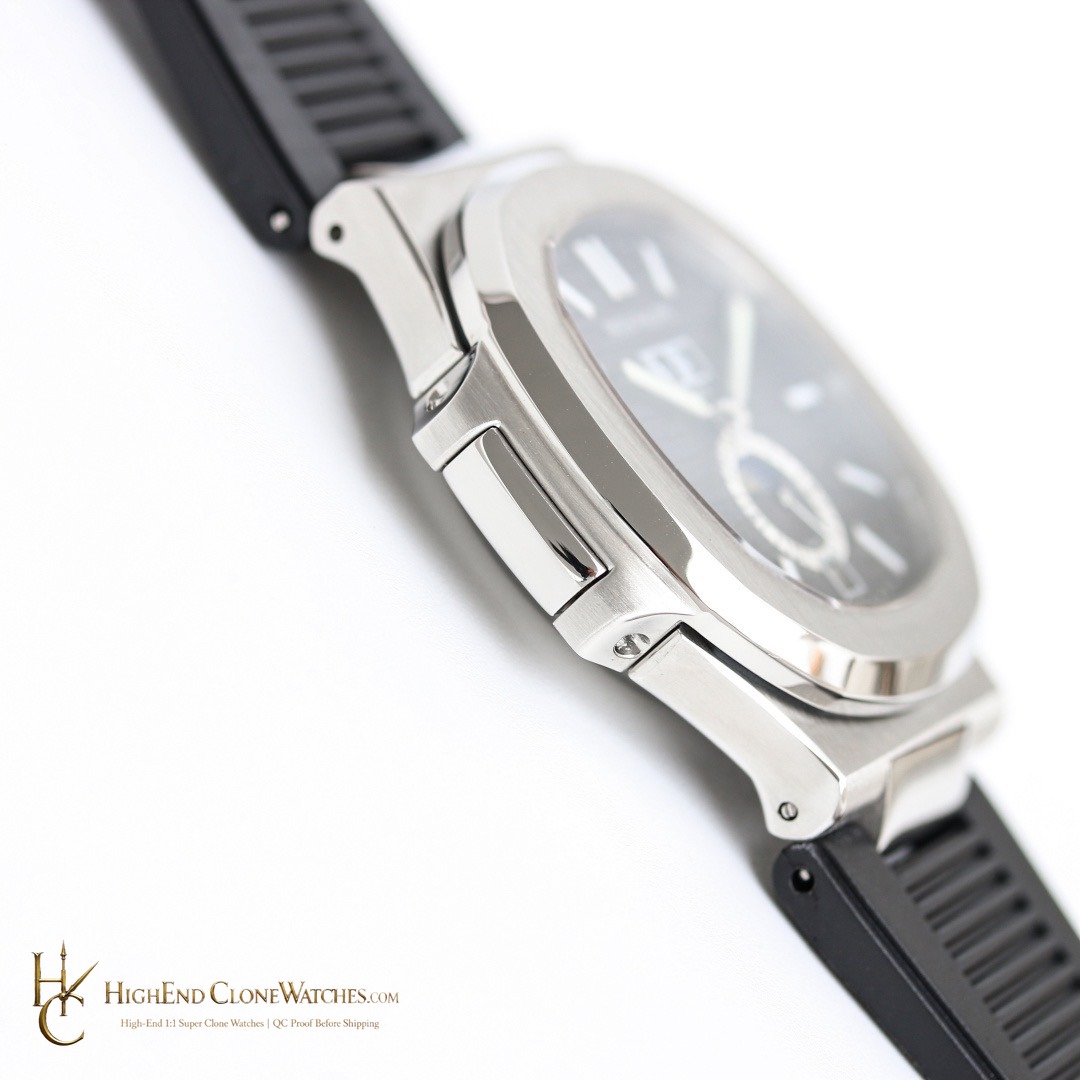 Patek Philippe Nautilus 5726 Grey Dial Black Rubber Strap product view super clone watch