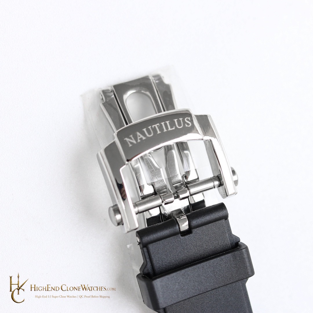 Patek Philippe Nautilus 5726 Grey Dial Black Rubber Strap product view super clone watch