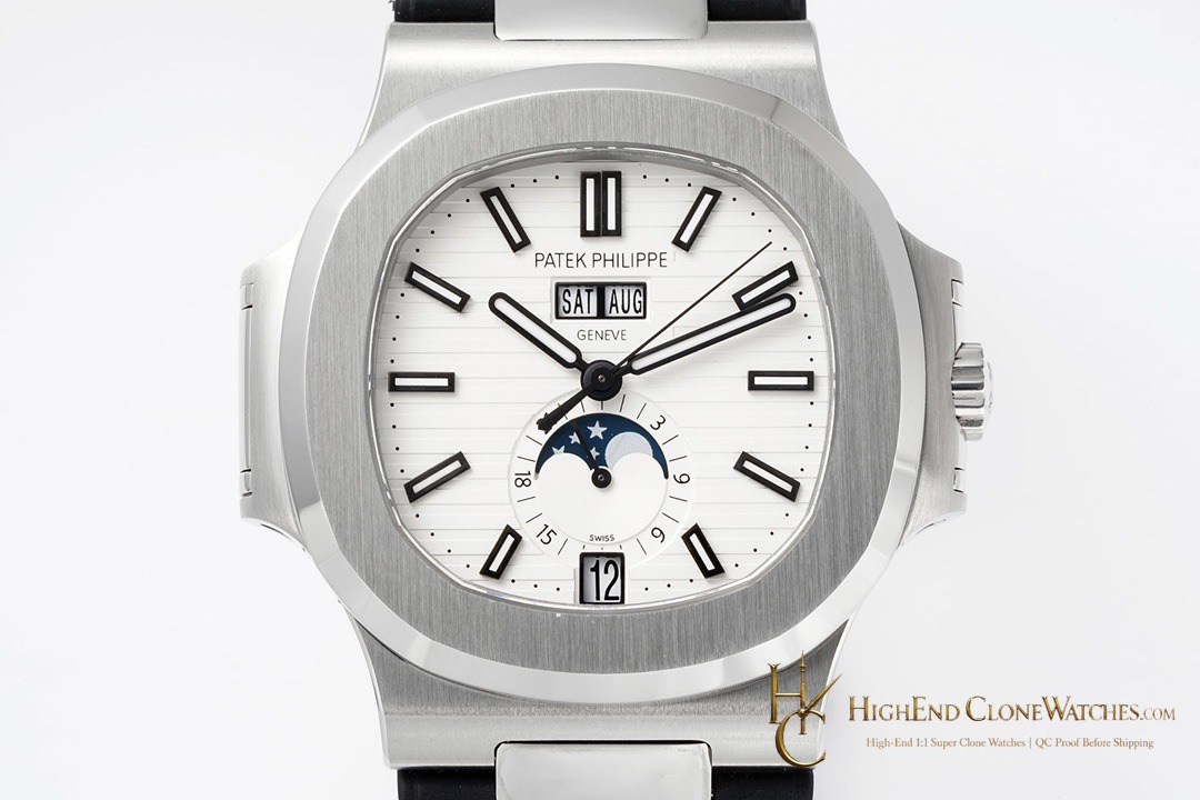 Patek Philippe Nautilus 5726 white patterned dial super clone watch