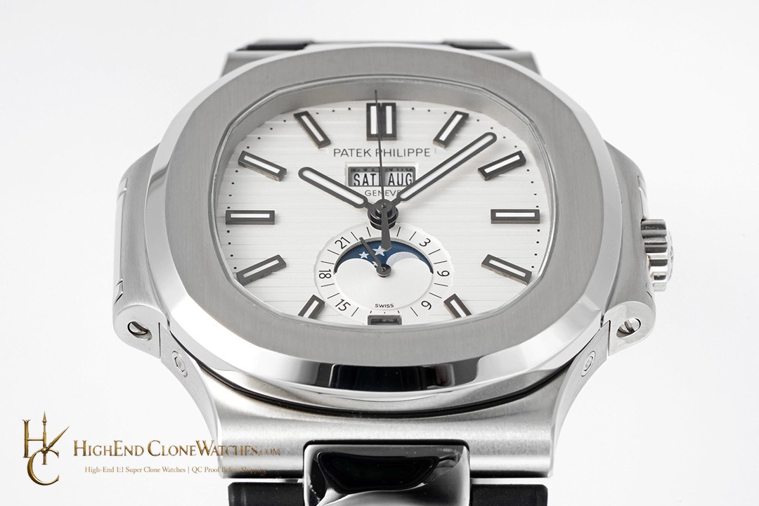 Patek Philippe Nautilus 5726 white dial and marker detail super clone watch