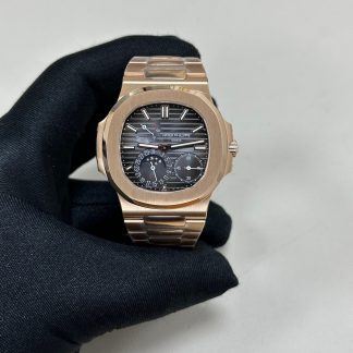 Patek Philippe Nautilus Moon Phase 18K Rose Gold 5712 Grey Dial New Clasp product view super clone watch