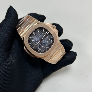 Patek Philippe Nautilus Moon Phase 18K Rose Gold 5712 Grey Dial New Clasp product view super clone watch