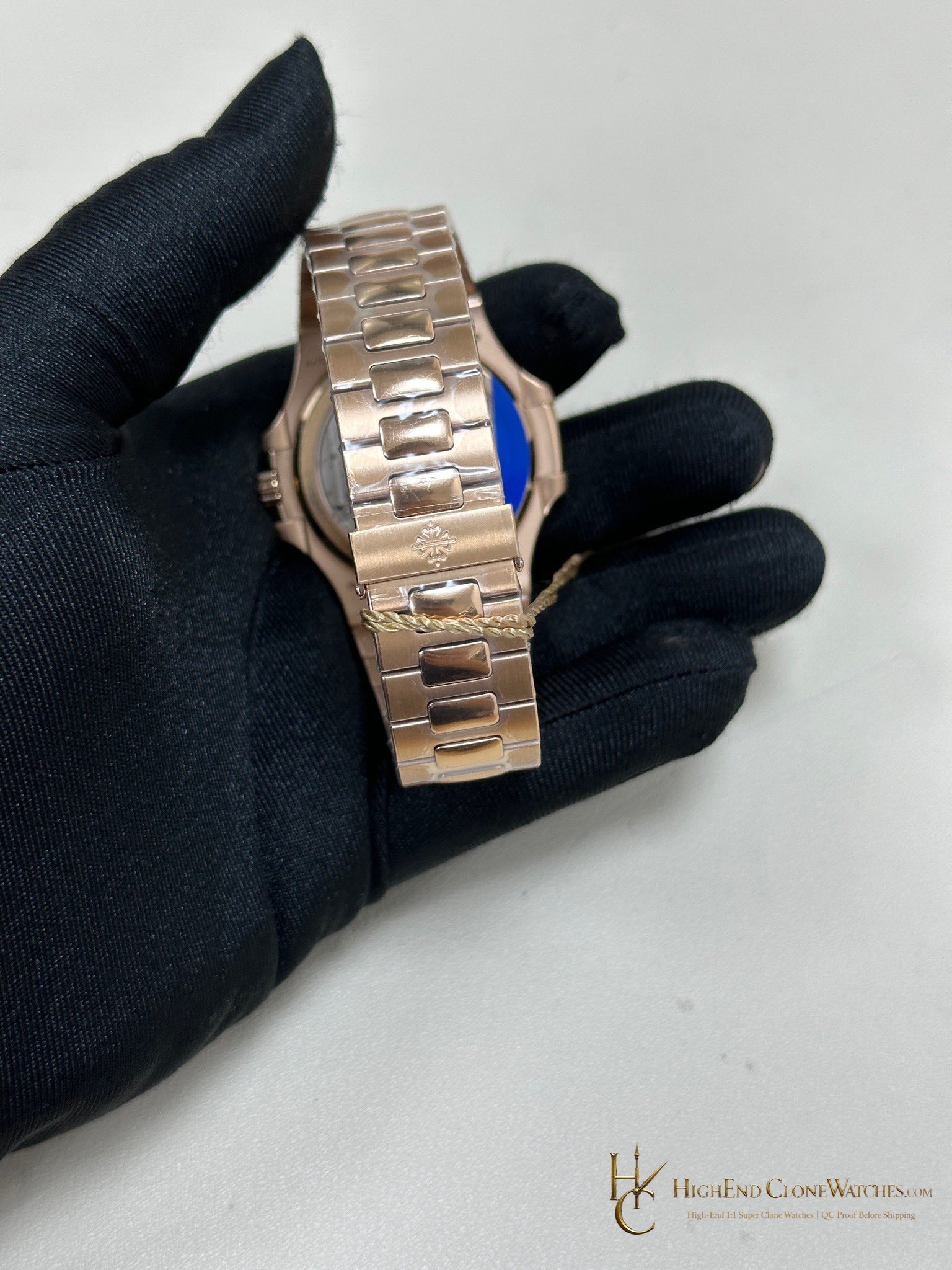 Patek Philippe Nautilus Moon Phase 18K Rose Gold 5712 Grey Dial New Clasp product view super clone watch