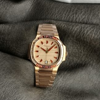Patek Philippe Nautilus Rose Gold 7118/1300R-001 35.2mm product view super clone watch