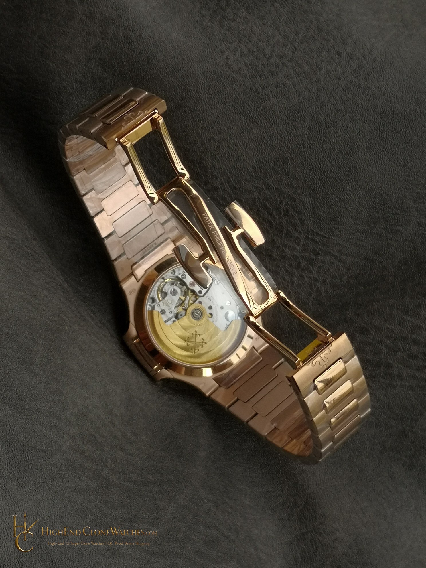 Patek Philippe Nautilus Rose Gold 7118/1300R-001 35.2mm product view super clone watch