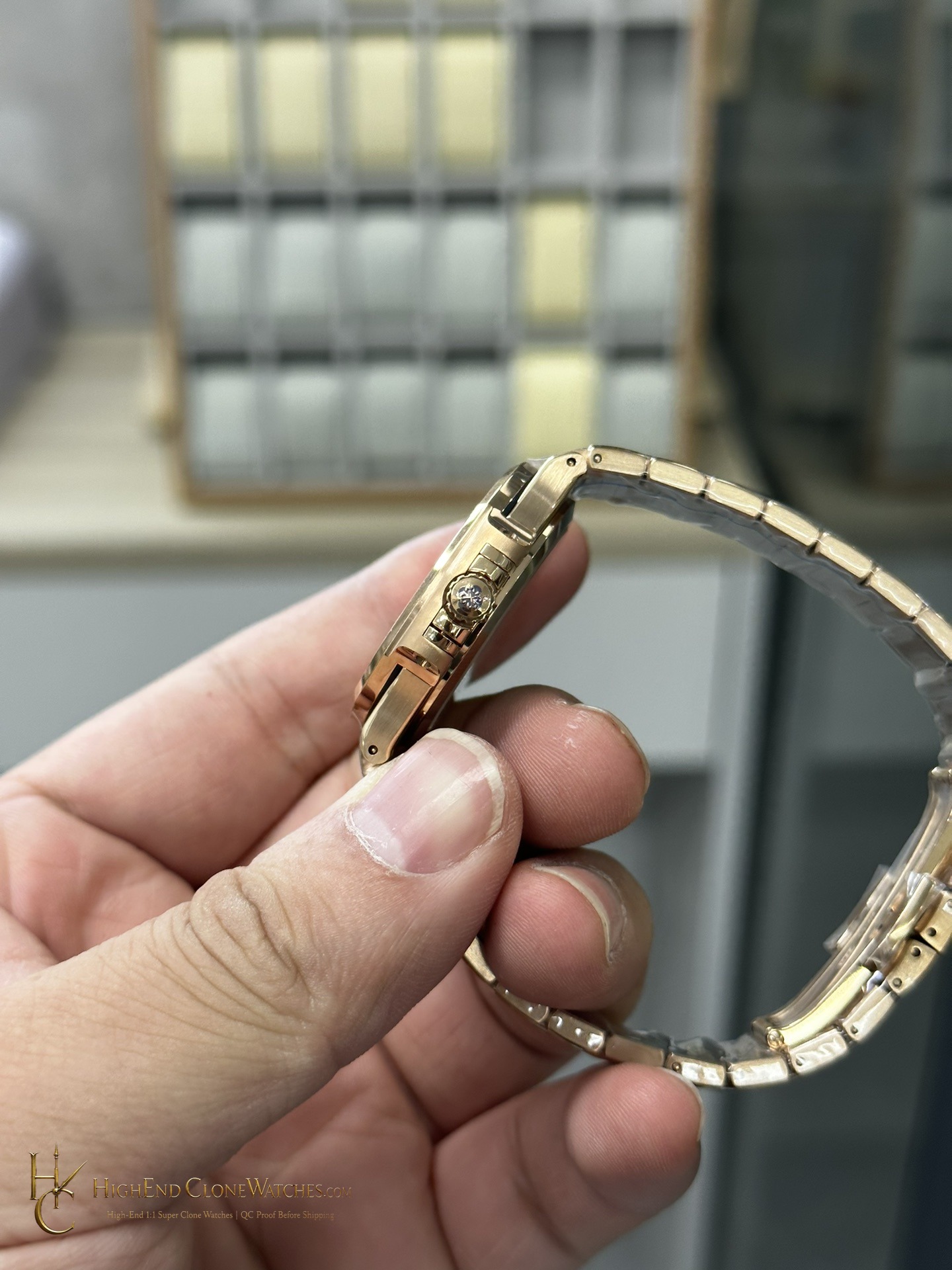 Patek Philippe Nautilus Rose Gold 7118/1R-001 35.2mm product view super clone watch