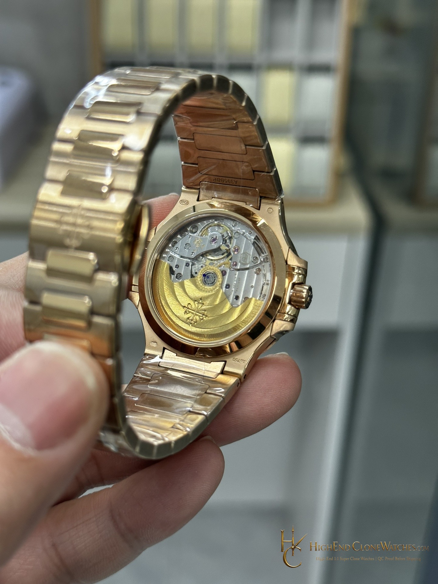 Patek Philippe Nautilus Rose Gold 7118/1R-010 35.2mm product view super clone watch
