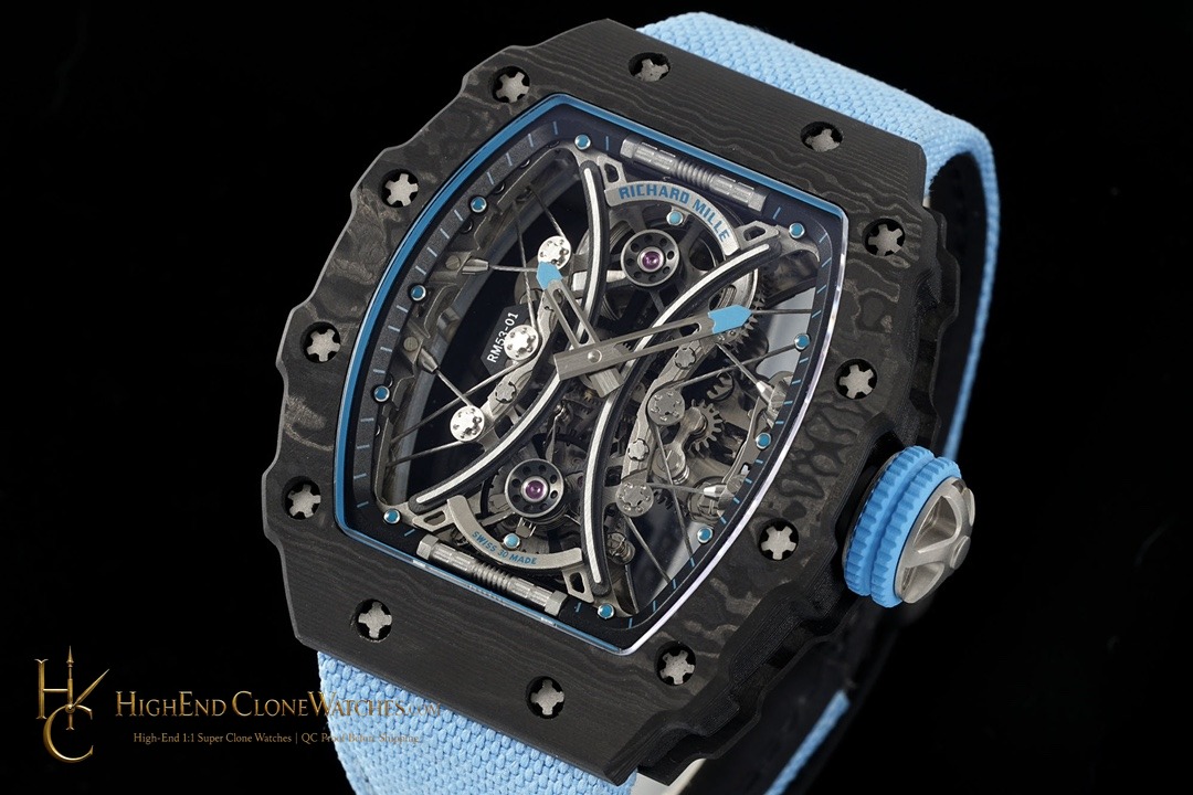 Richard Mille RM 53-01 dial and marker detail super clone watch