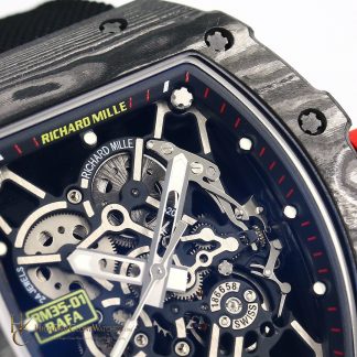 Richard Mille RM 35-01 angled dial view super clone watch