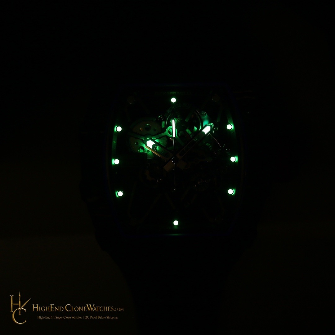 Richard Mille RM 35-01 crown and case detail super clone watch