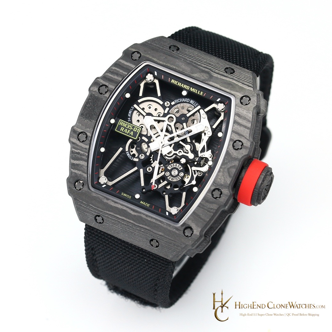 Richard Mille RM 35-01 buckle or clasp detail super clone watch