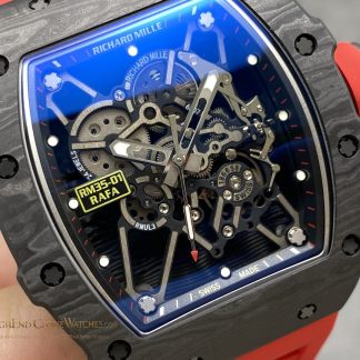 Richard Mille RM 35-01 angled dial view super clone watch