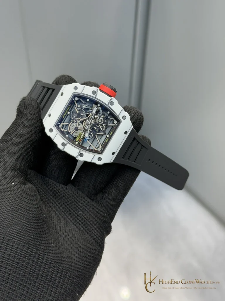 Richard Mille RM 35-01 angled dial view super clone watch