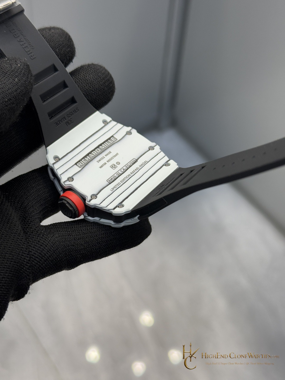Richard Mille RM 35-01 buckle or clasp detail super clone watch