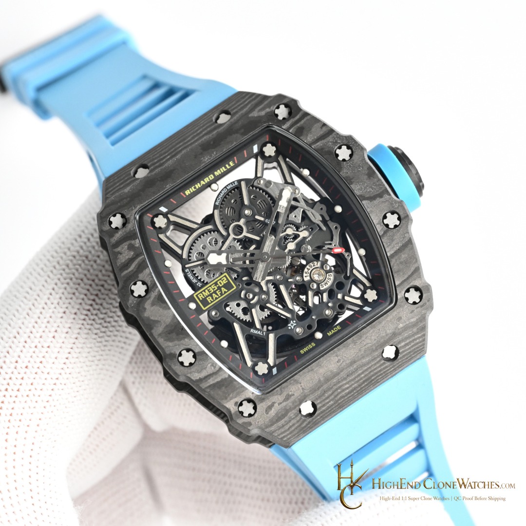 Richard Mille RM 35-02 front view super clone watch