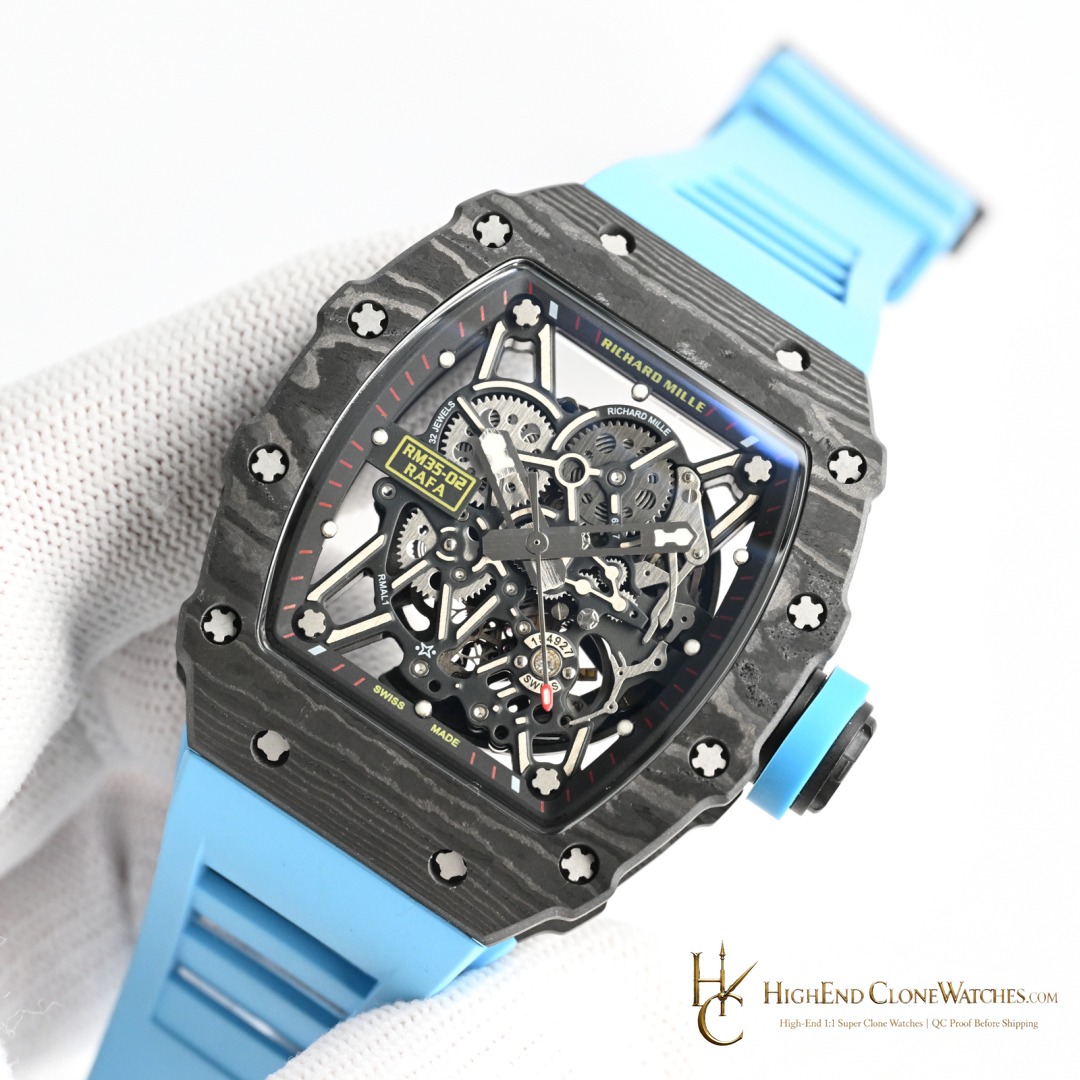 Richard Mille RM 35-02 dial and marker detail super clone watch