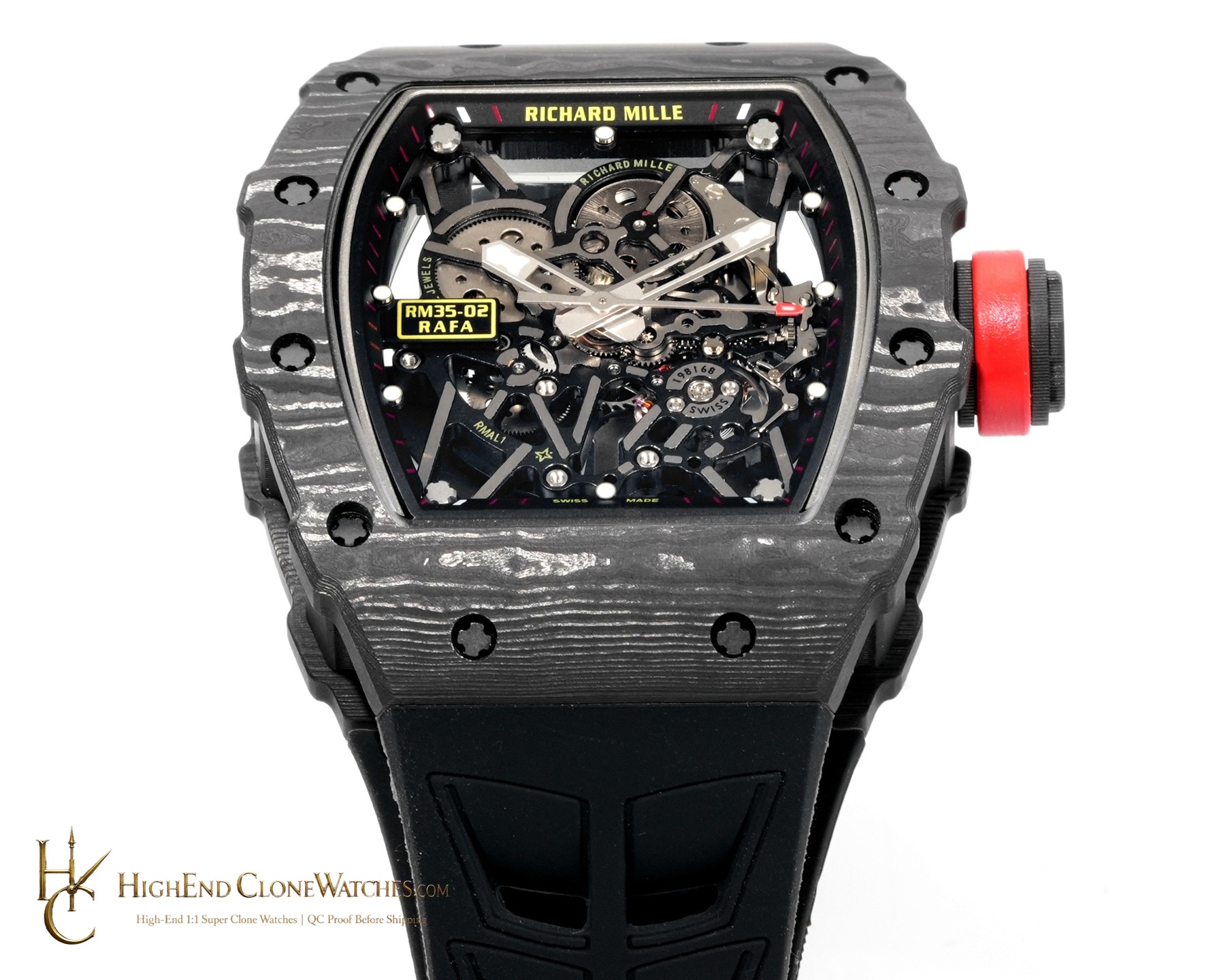 Richard Mille RM 35-02 dial and marker detail super clone watch