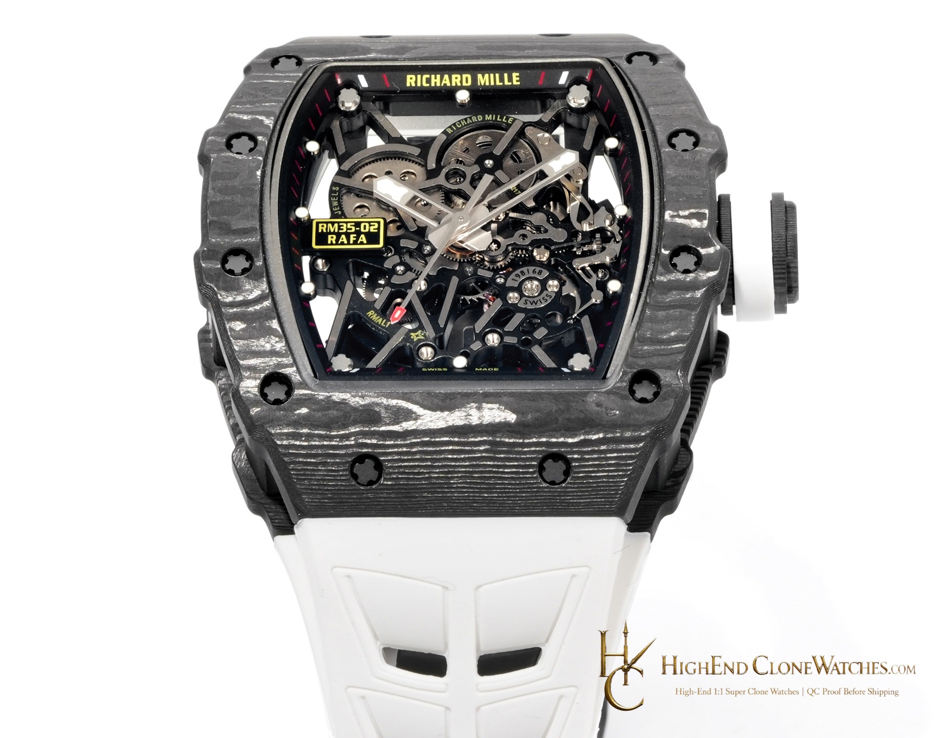 Richard Mille RM 35-02 dial and marker detail super clone watch