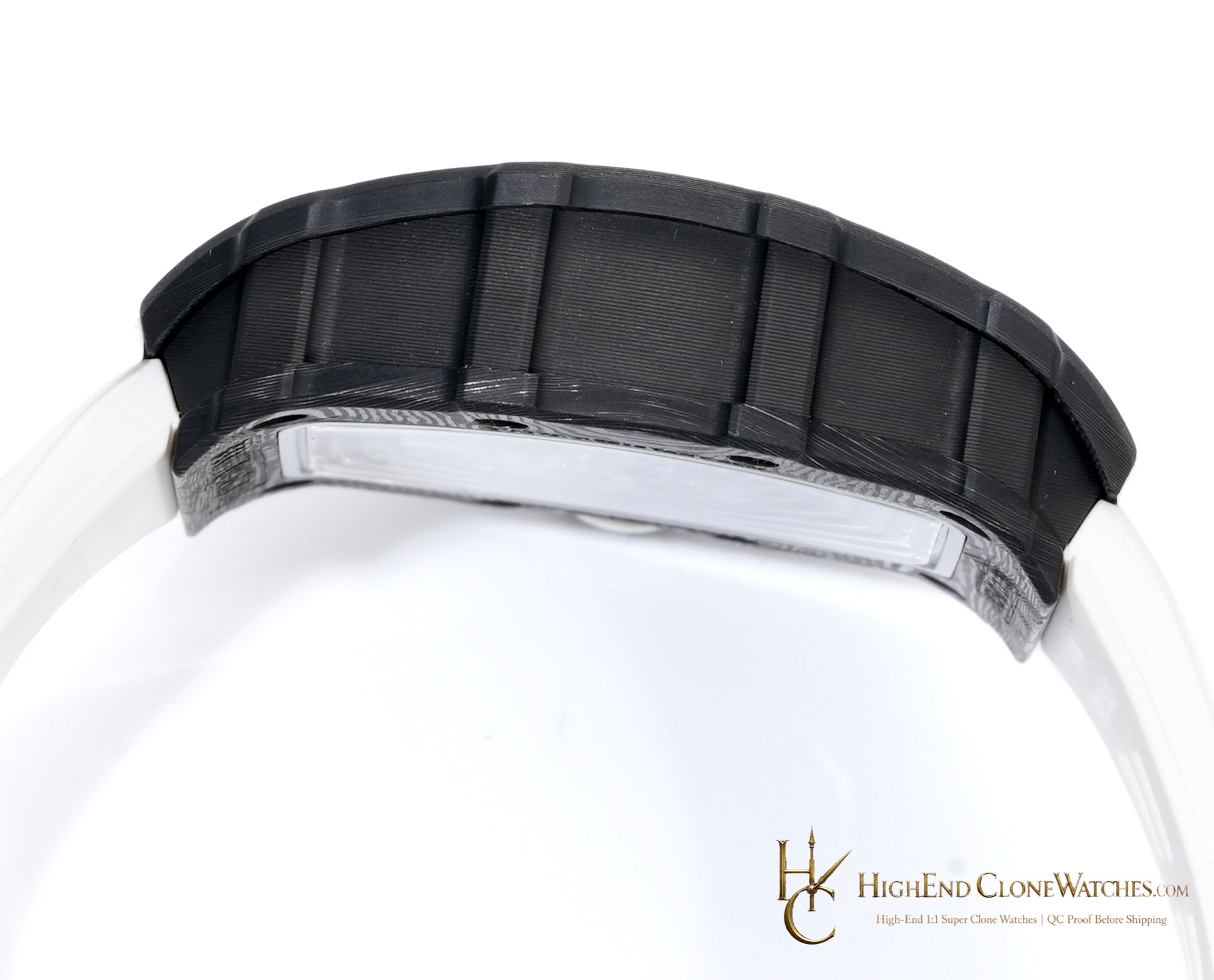 Richard Mille RM 35-02 crown and case detail super clone watch