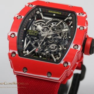 Richard Mille RM 35-02 angled dial view super clone watch