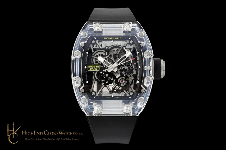 Richard Mille RM 35 front view super clone watch