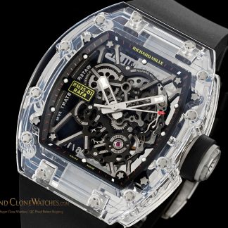 Richard Mille RM 35 angled dial view super clone watch