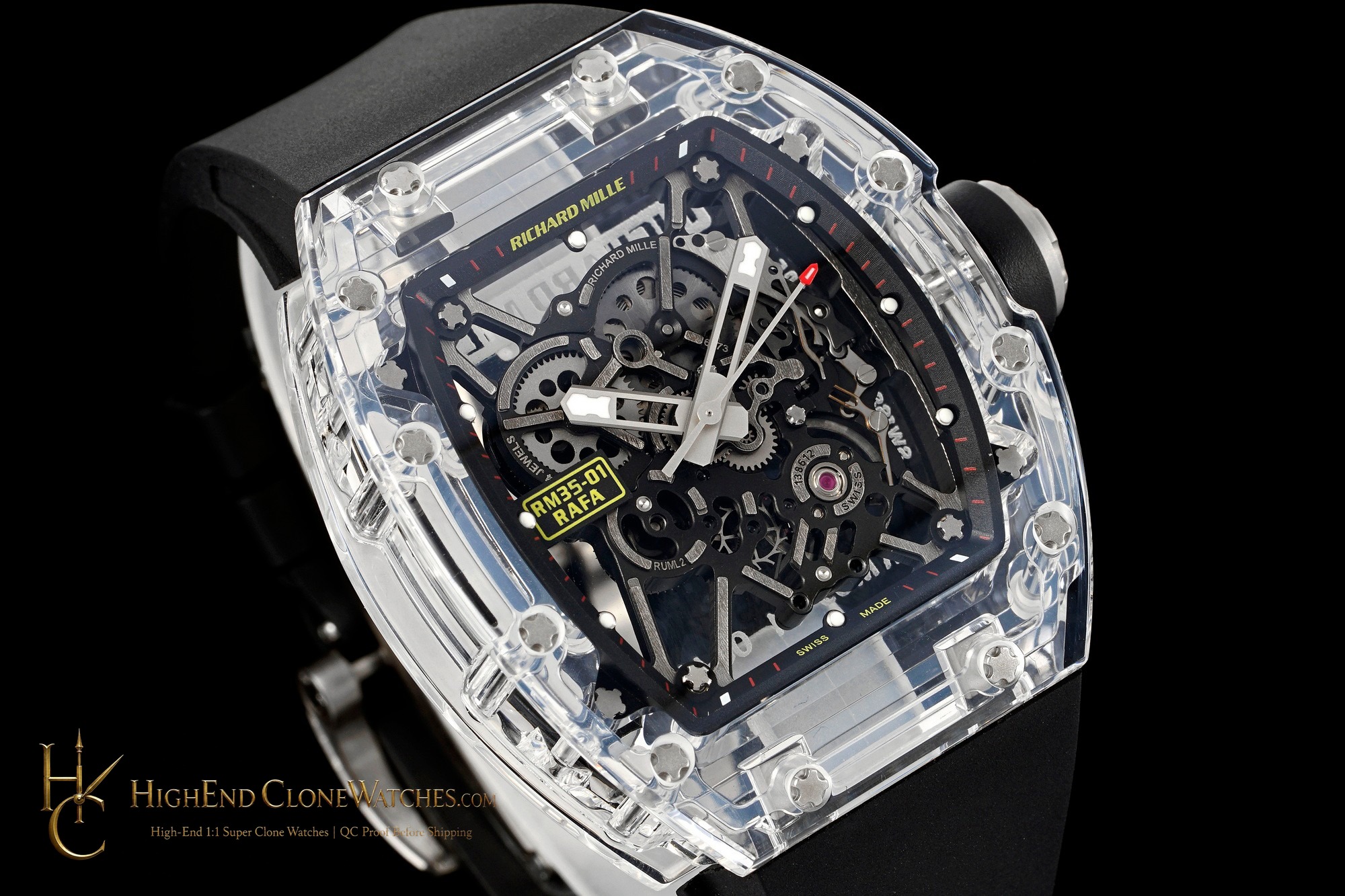 Richard Mille RM 35 dial and marker detail super clone watch
