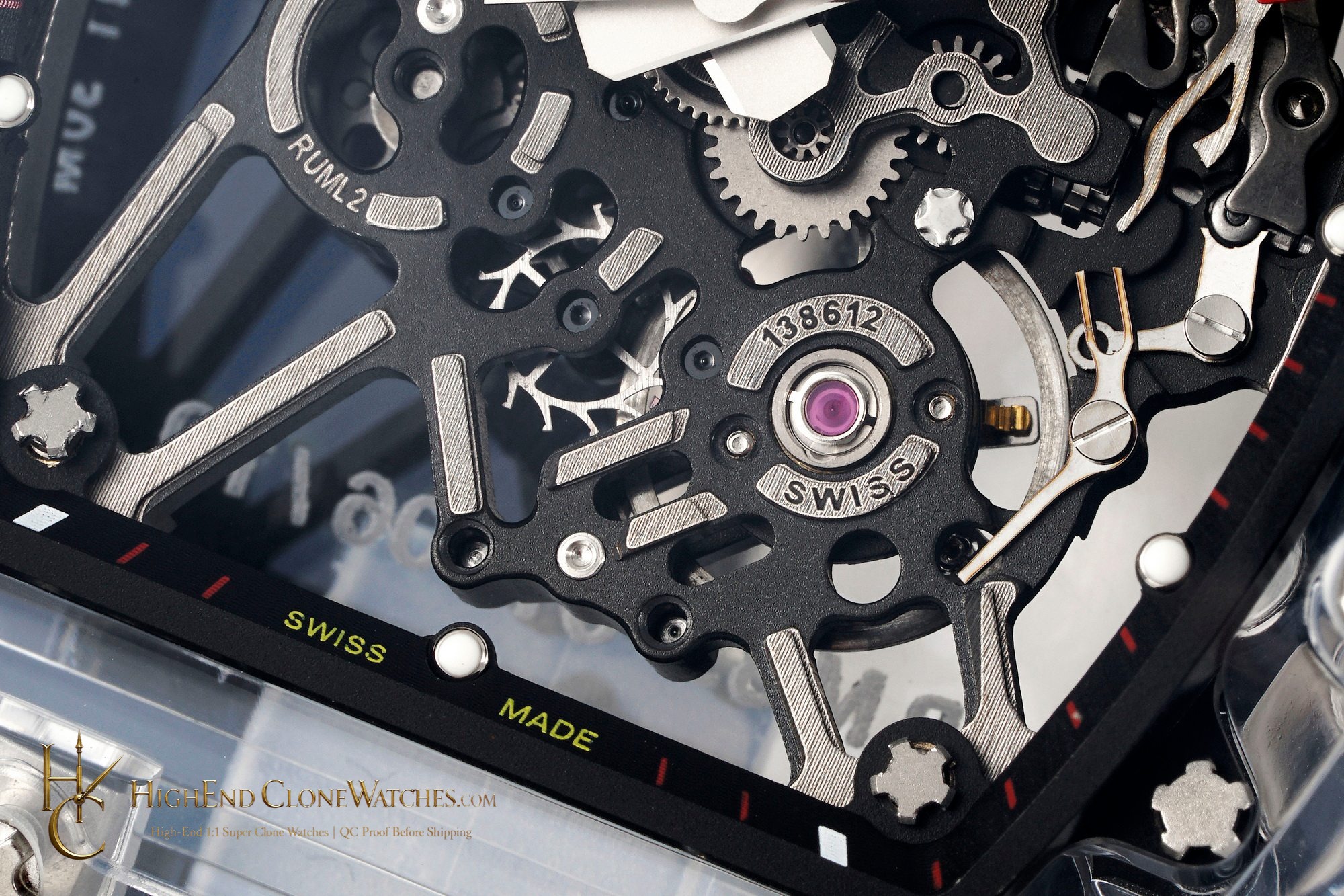 Richard Mille RM 35 bracelet or strap fit super clone watch