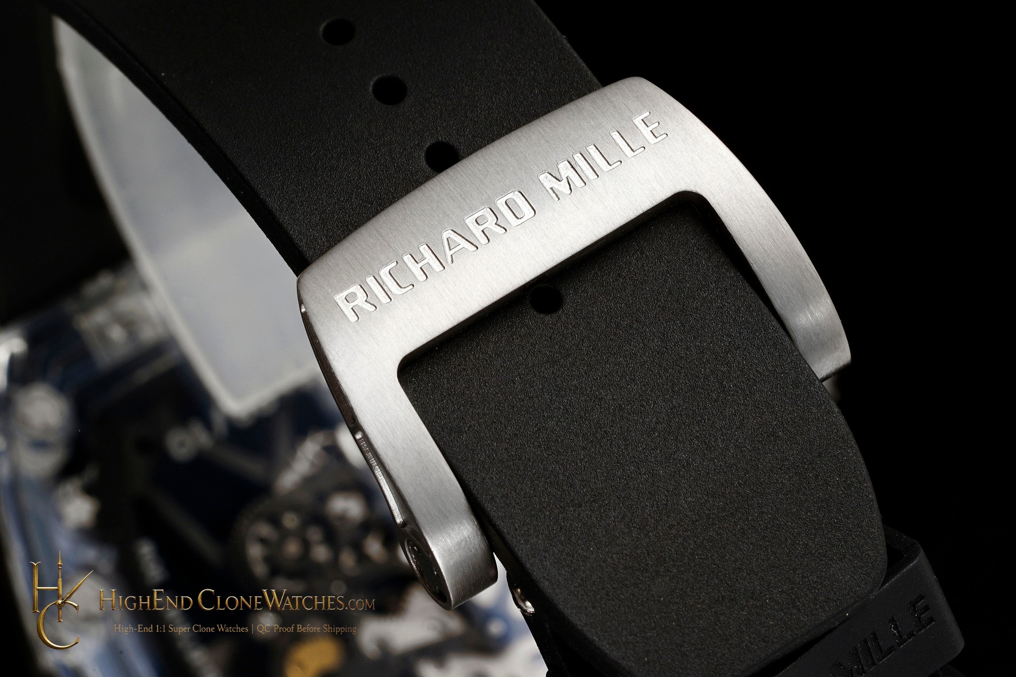 Richard Mille RM 35 caseback view super clone watch