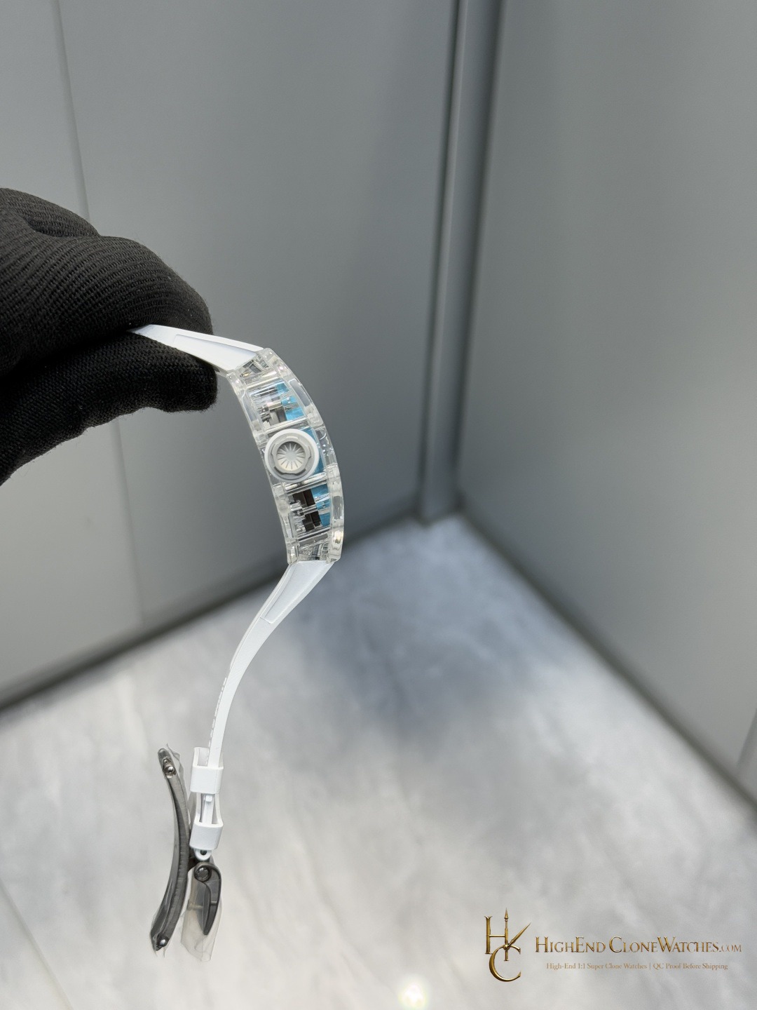 Richard Mille RM 35 bezel detail super clone watch
