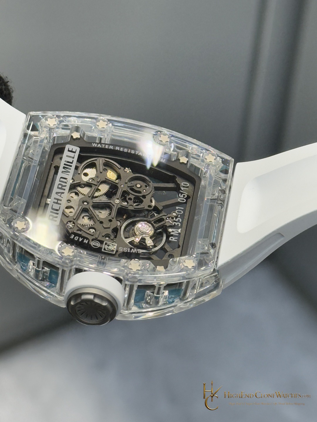 Richard Mille RM 35 buckle or clasp detail super clone watch