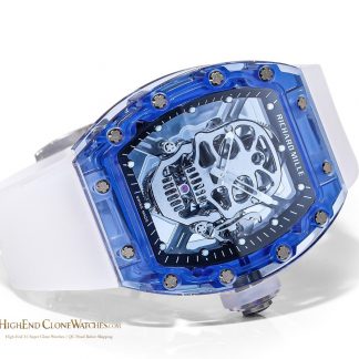 Richard Mille RM 52 angled dial view super clone watch