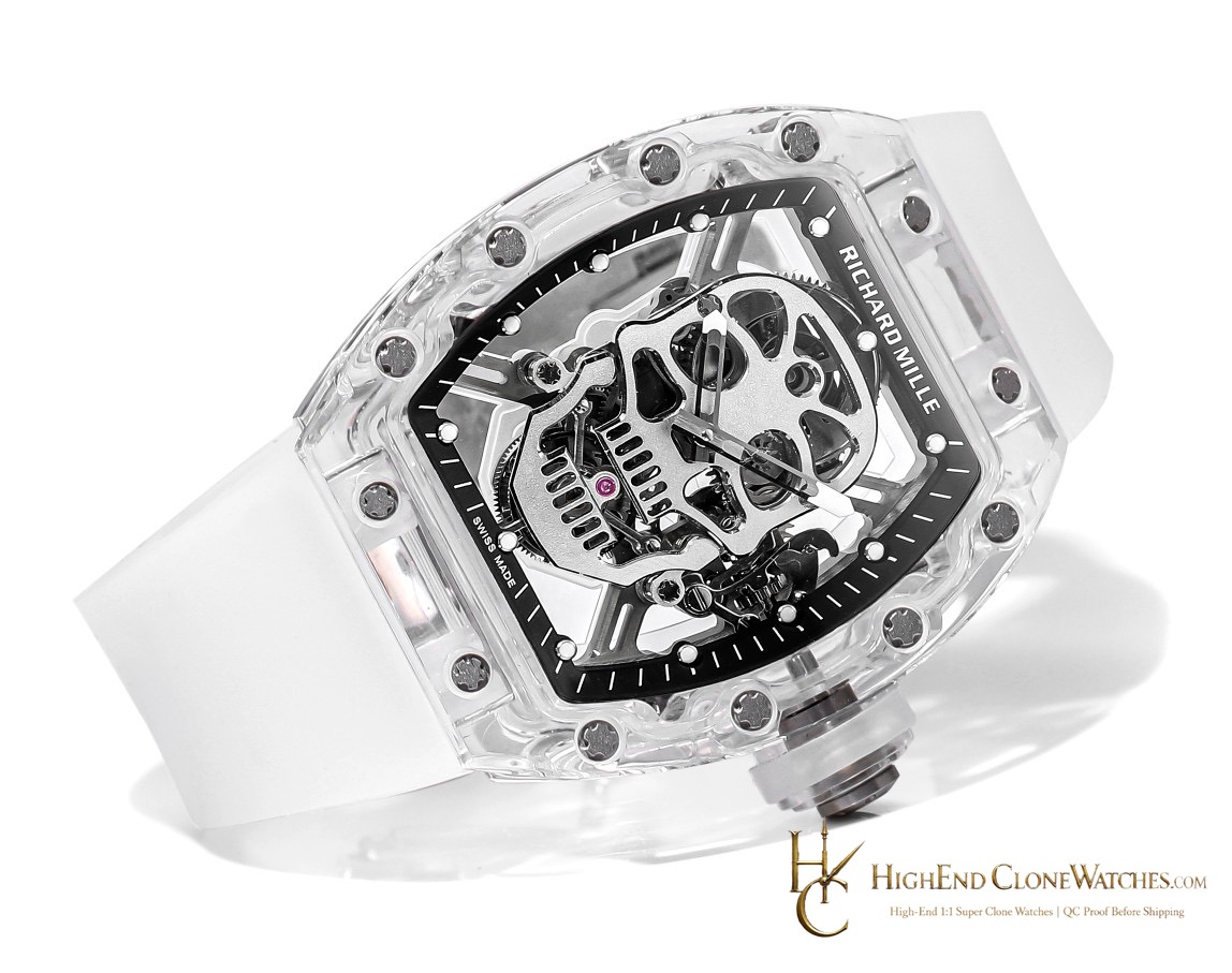 Richard Mille RM 52 angled dial view super clone watch
