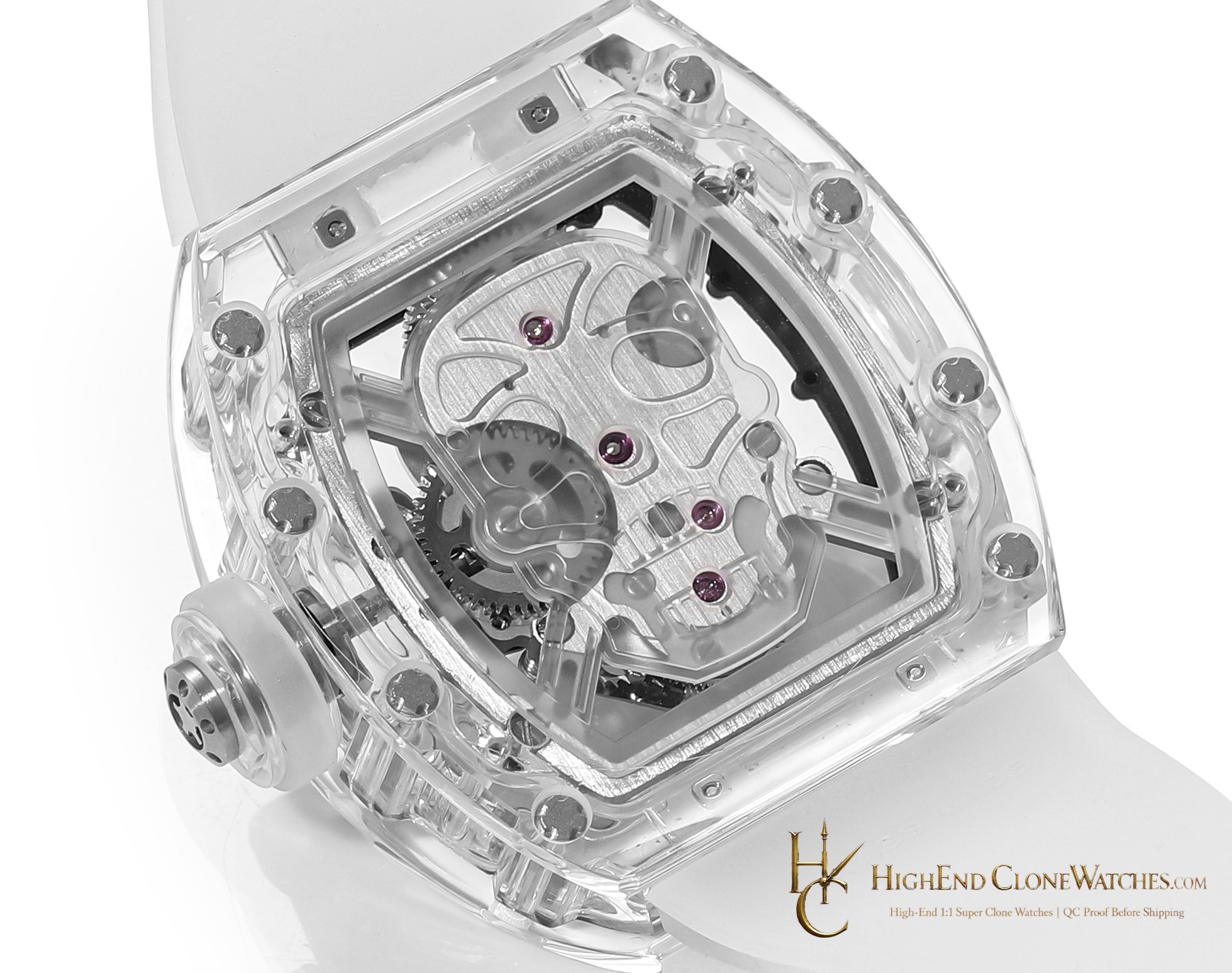 Richard Mille RM 52 buckle or clasp detail super clone watch