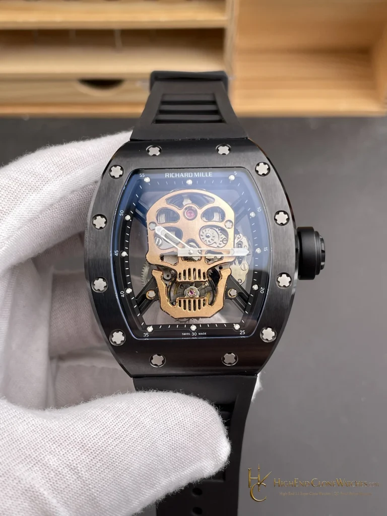 Richard Mille RM 52 front view super clone watch